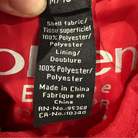 Olsen Europe Quilted Vest Red Sporty Design Classy Women's Size 10 - Picture 16 of 16